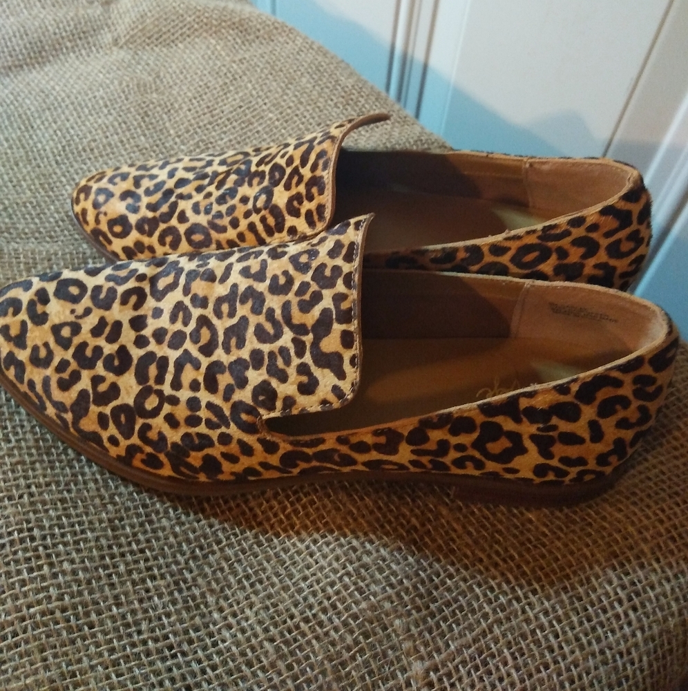 Crown Vintage Loafers size 9M Calf Hair Upper